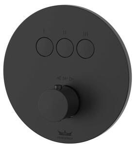 Kronenbach Smart Push baterie cadă-duș ascuns cu termostat negru 19044003SM