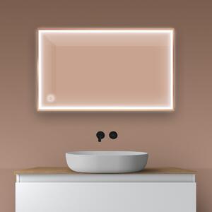 Oltens Nordlis oglindă 60x100 cm dreptunghiular cu iluminare cu covoraș de încălzire 64106610