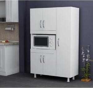 Dulap bucatarie alb cu 5 usi, SD001