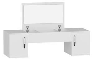 Masa toaleta suspendata cu oglinda, Laura Homs, 100 x 376 x 723 mm ,alb