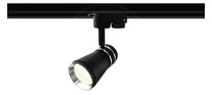 ﻿Lampa spot led silvio gu10 negru pentru sina