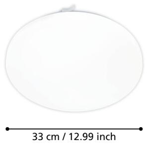 Plafonieră LED Eglo 75449 FRANIA-M LED/15,5W/230V 3000K d. 33 cm alb