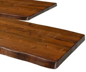 Set Masa wooden cu 6 Scaune Bucatarie, Nuc/negru,180x80x75cm, 30452SET