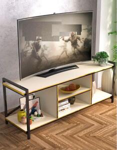 Comoda tv cadru metal, Seria 440, Homs, 120 x 45 x 35 cm,20498