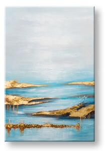 Tablou de perete pictat ABSTRAKT 1 parte CWF11462WE1 - 80x120 cm