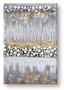 Tablou de perete pictat ABSTRAKT 1 parte 60x90 cm CWF1014W-3E1