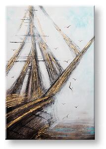 Tablou pictat ABSTRAKT 1 parte CWF1099WE1 - 60x90 cm