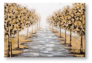 Pictură murală pictată TREES 1 parte 90x60 cm CWF1518HE1