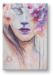 Pictură murală pictată FEMEIE 1 parte 60x90 cm CWF1326SD-1E1