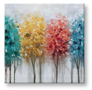 Pictură murală pictată TREES 1 parte 60x60 cm CWF1717HE1