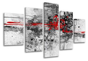 Tablouri canvas 5 - piese ABSTRACT AB016E50