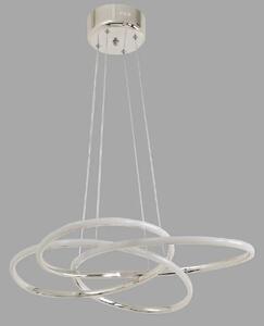 Lustra coloare crom cu led,3 color lumina homs ro,lx,40025