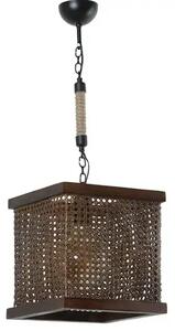 Lustra stil industrial lemn-metal,seria lx, homs,40057