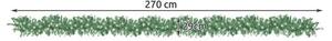 Ghirlanda decorativa de brad artificial, crengi aspect nins, lungime 270 cm, latime 29 cm