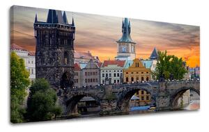 Tablouri canvas ORAȘE Panorama - PRAGA CZ004E13