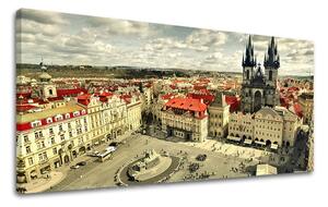Tablouri canvas ORAȘE Panorama - PRAGA CZ001E13