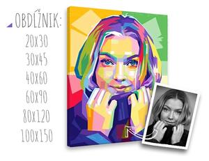 Fotografii pe pânză POP Art - Dan Johannson XOBFOTO - DJO - 40x60 cm