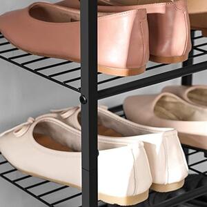 Pantofar, Songmics, Negru, 44.6x30.5x128.5 cm
