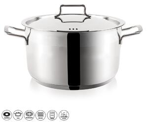 Oală din oțel inoxidabil cu capac Orion Anett8,2 l