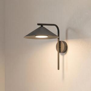 TK Lighting Aplică de perete Lume, maro, metal, înălțime 30,5 cm, reglabil, Maro / Rugină, dormitor, Metal