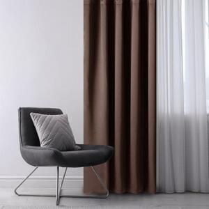 Draperie groasă blackout RESTILO maro închis 140 x 245 cm 1 buc