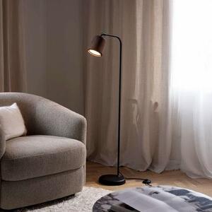 New Works NEW WORKS Lampadar Material Lampadar, maro/negru, Gri, Camera de zi / sufragerie, Lemn, Modern