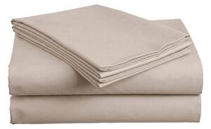 Cearsaf BASIC maro deschis 200x220 cm