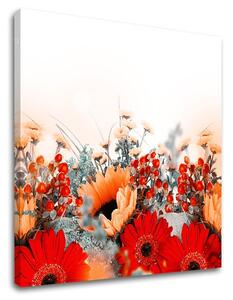 Tablouri canvas ROȘII FLORI_154 - 12