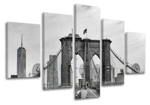 Tablouri canvas 5 - piese ORAȘE - NEW YORK ME114E50