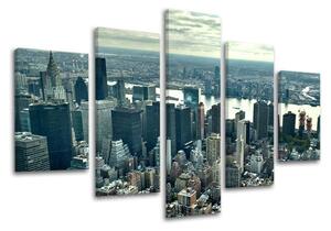 Tablouri canvas 5 - piese ORAȘE - NEW YORK ME118E50