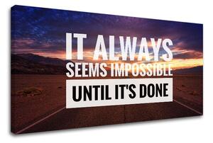Tablou canvas motivațional About perseverance_001