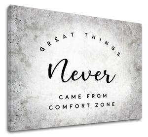 Tablou canvas motivațional Great things