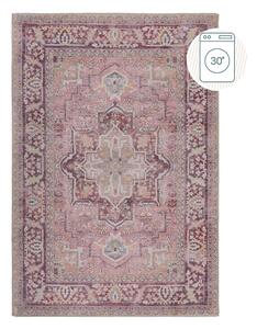 Covor roșu deschis lavabil din amestec de fibre reciclate 200x290 cm Windsor – Flair Rugs