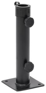 Suport de umbrelă pentru stâlp de Ø38/48 mm, negru mat, oțel