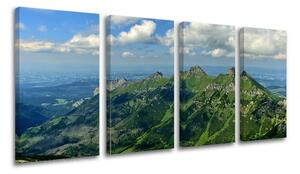 Pictură murală în 4 părți SLOVACIA / TATRY SK033E41