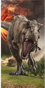 Prosop de baie pentru copii cu imprimeu - Jurassic World Volcano | 70 x 140 cm