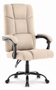 Scaun de birou ergonomic CABRO C505 până la 150 kg bej