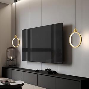 Lampă decorativă LED suspendată Karelia – Aurie