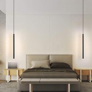 Lampă decorativă LED suspendată Venelia – Neagră