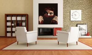 Tablou pictat manual POP Art Aicha 1 - piese