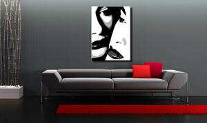 Tablou pictat manual POP Art Two women 1 - piese