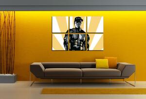 Tablou pictat manual POP Art 50 cent 6 - piese