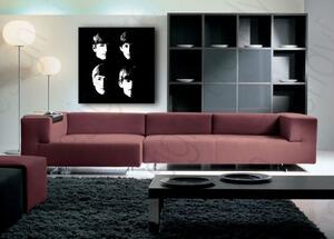 Tablou pictat manual POP Art BEATLES 1 - piese