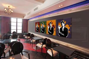 Tablou pictat manual POP Art Scarface - AL PACINO 4 - piese