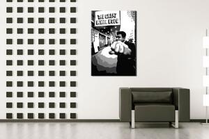 Tablou pictat manual POP Art Muhamad Ali 1 - piese