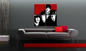 Tablou pictat manual POP Art BEATLES 4 - piese