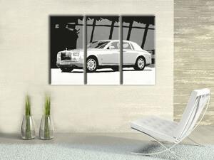 Tablou pictat manual POP Art BENTLEY 3 - piese