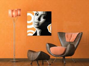 Tablou pictat manual POP Art BEYONCÉ 1 - piese