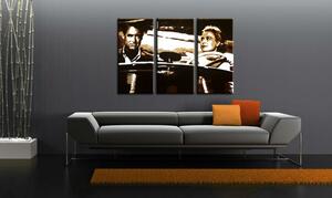 Tablou pictat manual POP Art James Bond 3 - piese