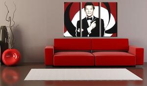 Tablou pictat manual POP Art James Bond 3 - piese